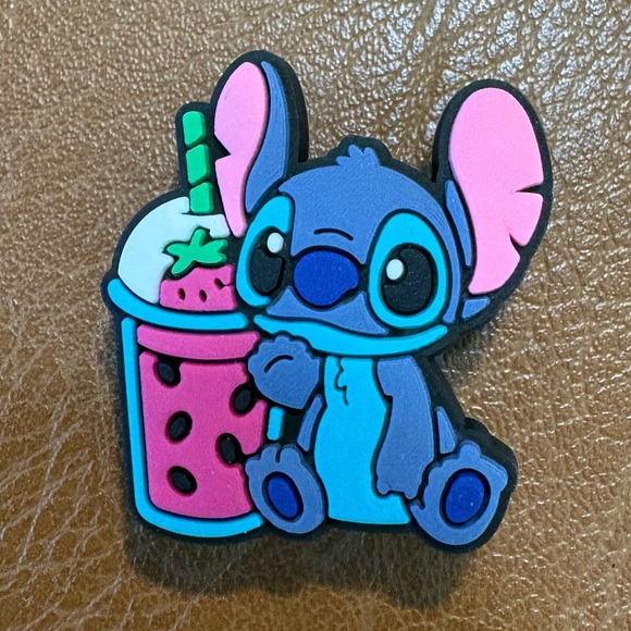 Stich With Boba Tea Croc Charm - Picture 3 of 4